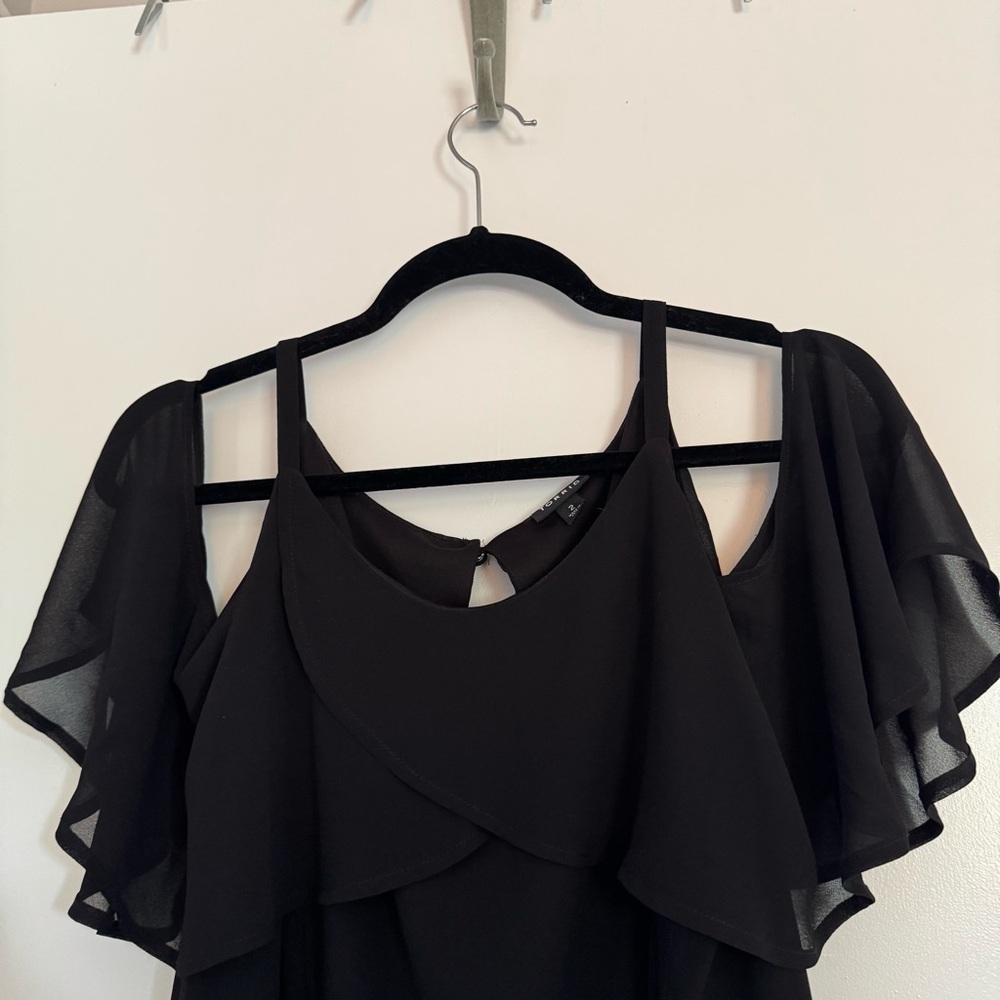 Torrid Black cold shoulder Dress size 2X - Picture 2 of 9